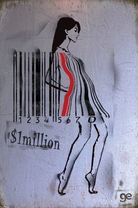 Αφίσα Ge Feng - barcode girl