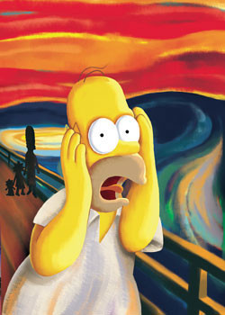 Αφίσα THE SIMPSONS - scream