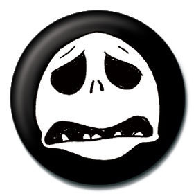 Badge NIGHTMARE BEFORE CHRISTMAS - Jack angry