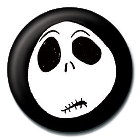 Badge NIGHTMARE BEFORE CHRISTMAS - Jack worried