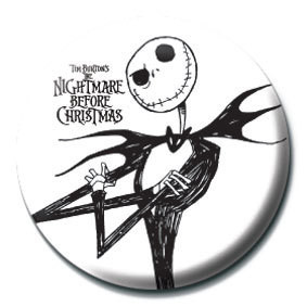 Badge NIGHTMARE BEFORE CHRISTMAS - Jack sketch