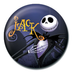 Bedž NIGHTMARE BEFORE CHRISTMAS - Jack