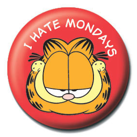 Značka GARFIELD - I hate mondays