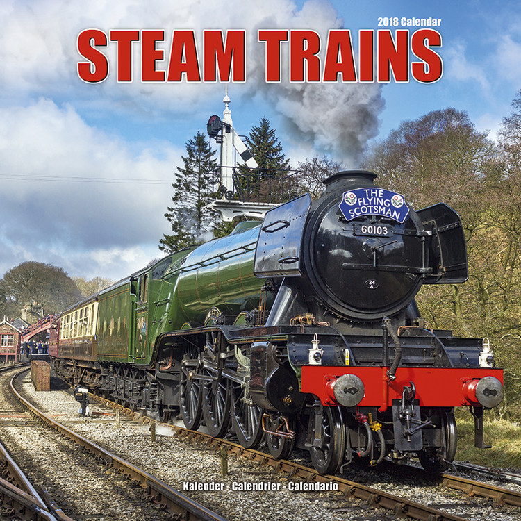 Calendário 2027 Steam Trains