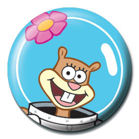 Crachá SPONGEBOB - sandy gesicht