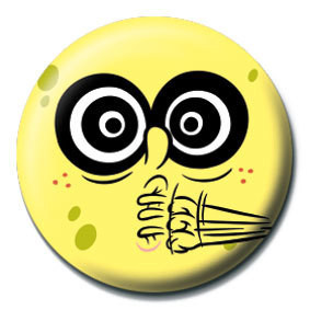 Badge SPONGEBOB - crazy