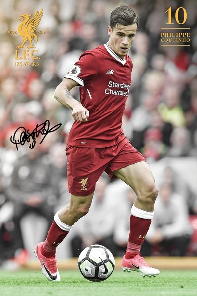Плакат Liverpool - Countinho 17/18