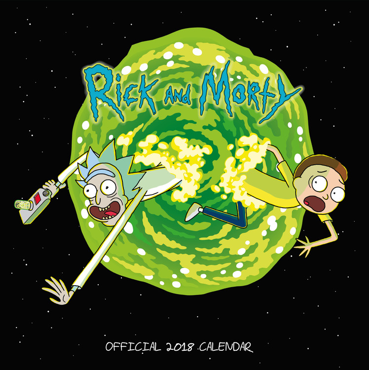 Calendar 2018 Rick and Morty