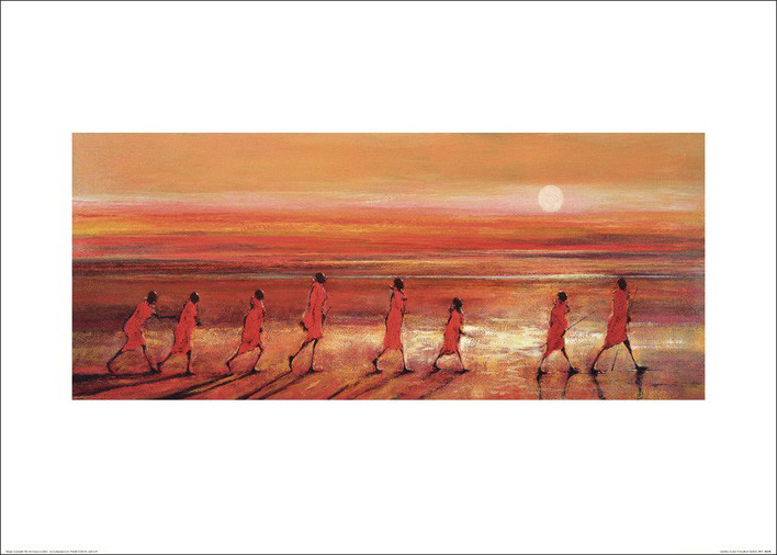 Jonathan Sanders - Samburu Sunset Картина