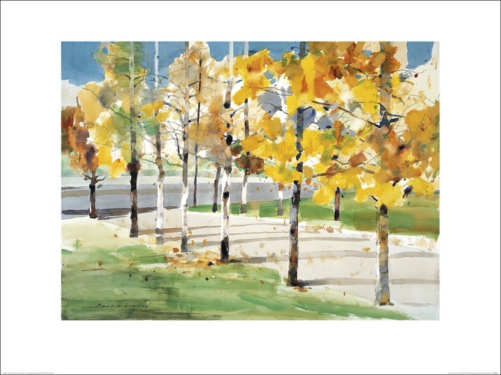 Law Wai Hin - Autumn Trees Картина