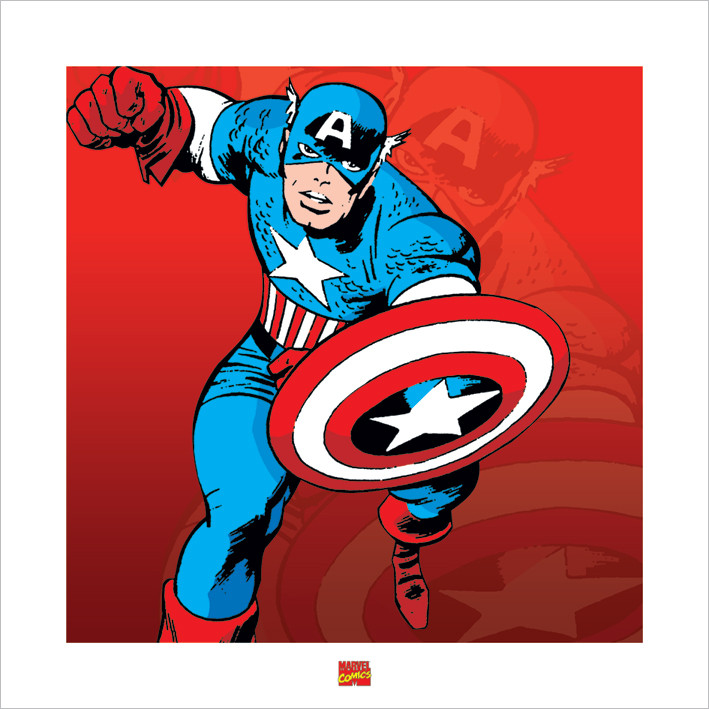 Captain America - Marvel Comics Картина