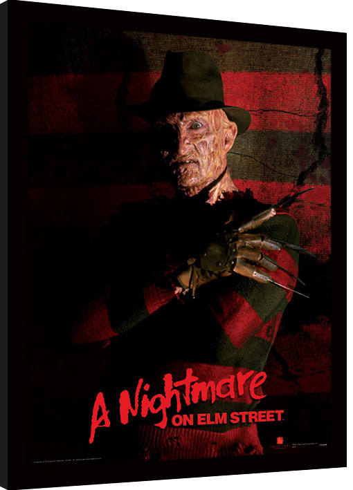 Κορνιζαρισμένη αφίσα A Nightmare On Elm Street - Freddy Krueger