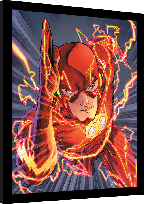 Uokvireni poster The Flash - Zoom