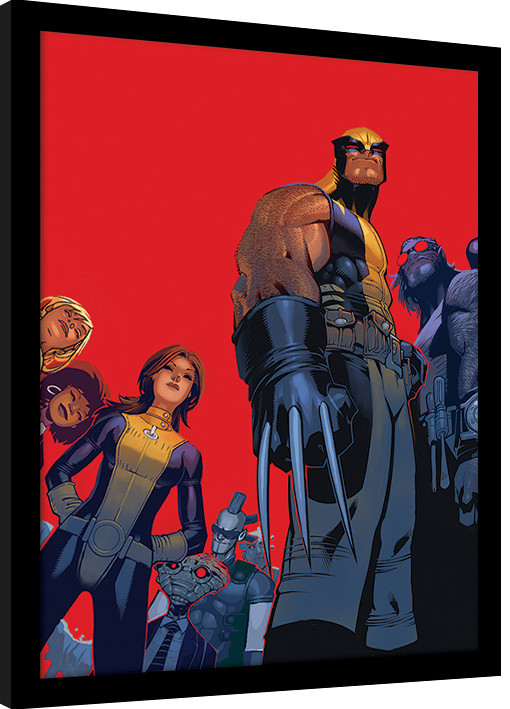 Poster emoldurado X-Men - Wolverine And The X-Men