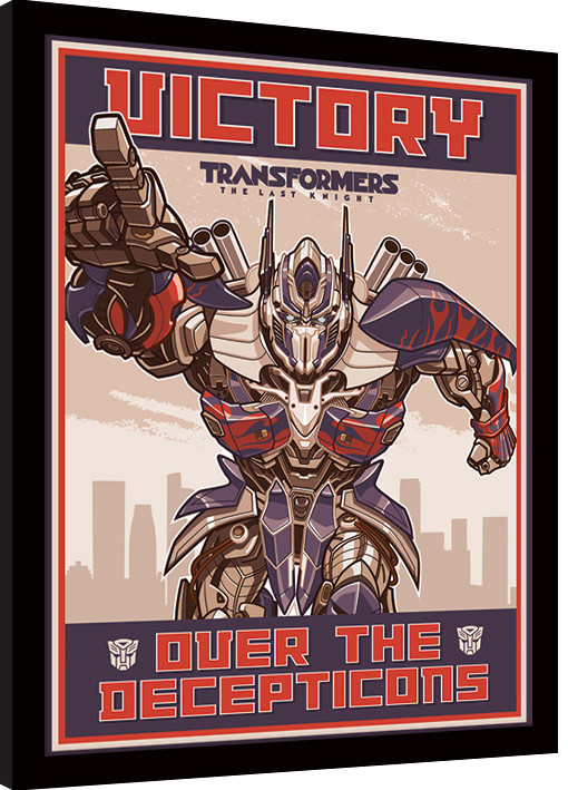 Рамкиран плакат Transformers The Last Knight - Victory