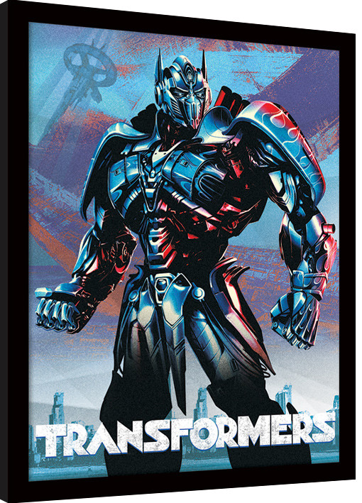 Framed poster Transformers The Last Knight - Optimus