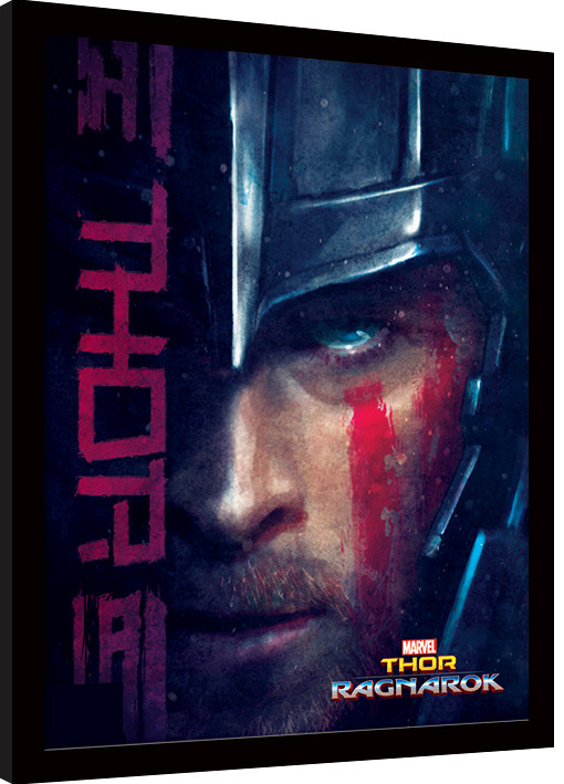 Uokvirjen plakat Thor Ragnarok - Thor