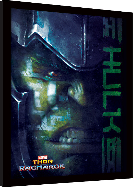 Framed Poster Thor Ragnarok - Hulk