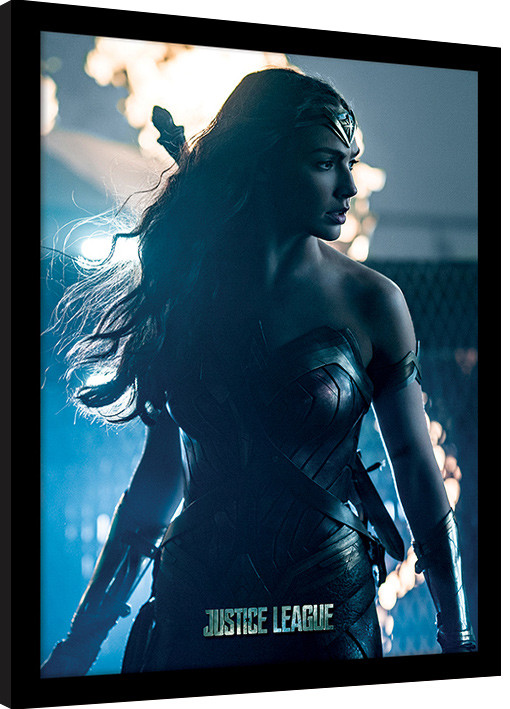 Κορνιζαρισμένη αφίσα Gerechtigkeitsliga - Wonder Woman in Enemy Territory