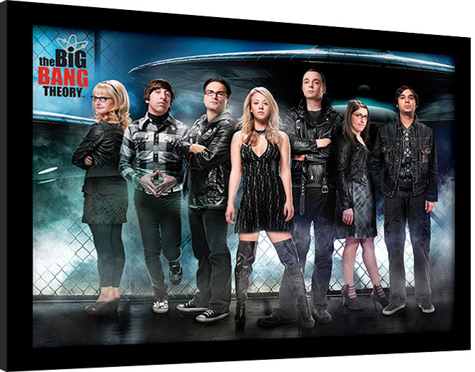 Poster emoldurado The Big Bang Theory - UFO