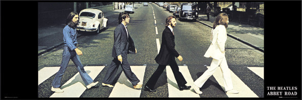 Poster Beatles - abbey road