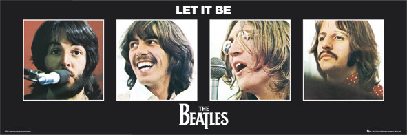 Poster Beatles - let it be