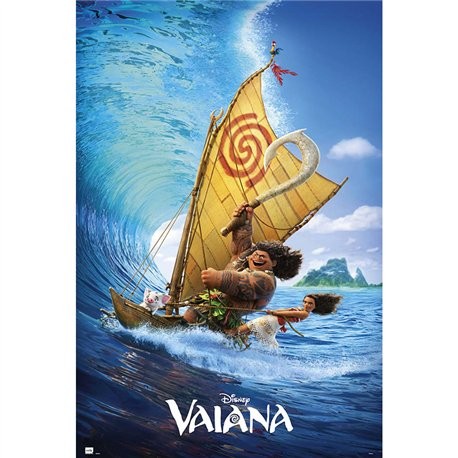 Плакат Disney Vaiana Boat