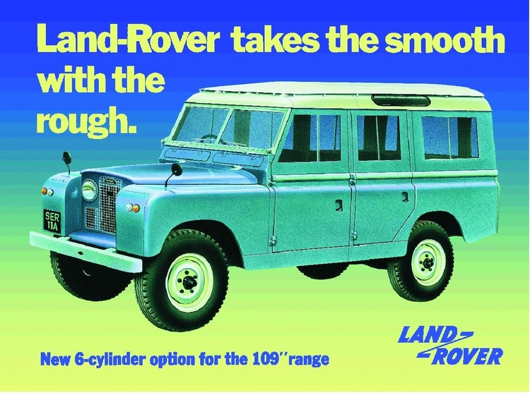 Μεταλλική πινακίδα Land Rover series 2A