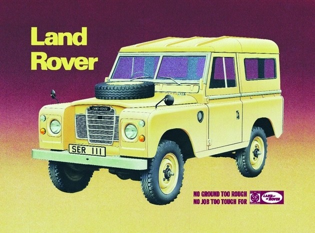 Μεταλλική πινακίδα LAND ROVER SERIES 3