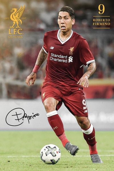 Плакат Liverpool FC - Firmino 17-18
