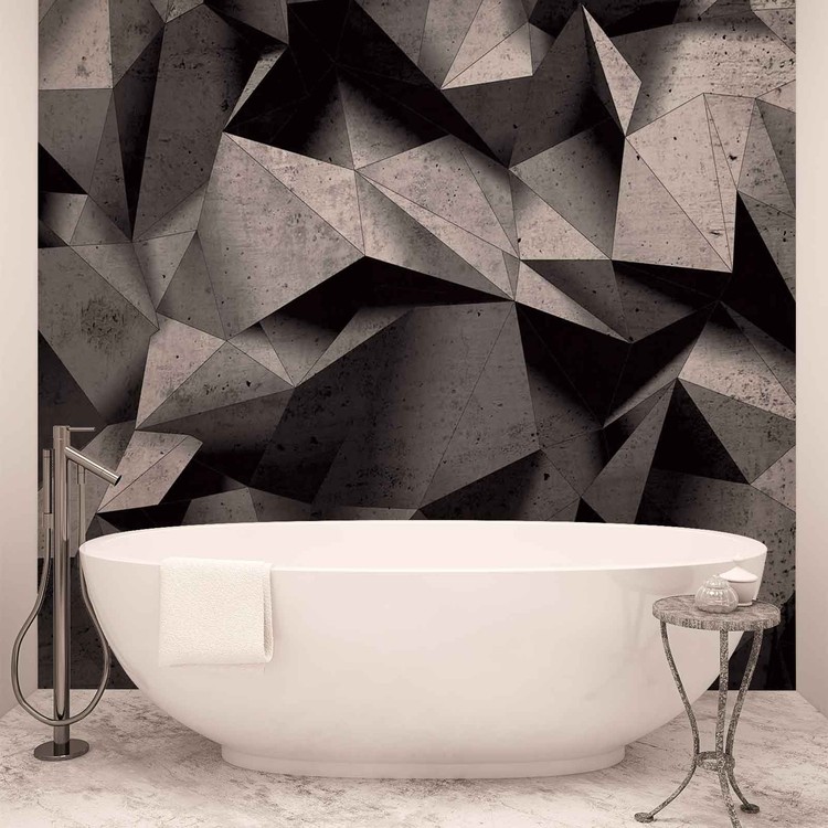 Modern Abstract Geometric Art Wallpaper Mural