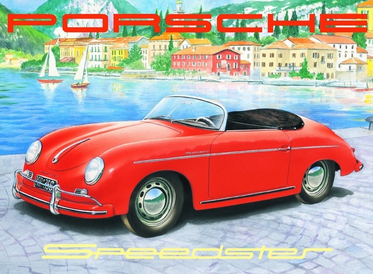 Metallikyltti PORSCHE SPEEDSTER