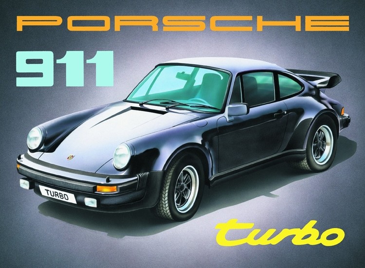 Metallikyltti PORSCHE 911