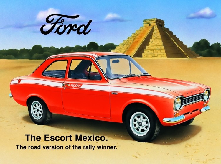 Metallikyltti ESCORT MEXICO