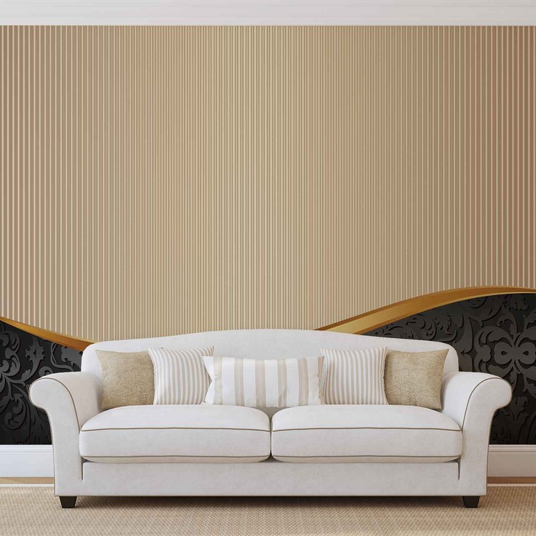 Abstract Pattern Vintage Wallpaper Mural