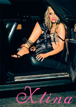 Плакат Christina Aguilera- car