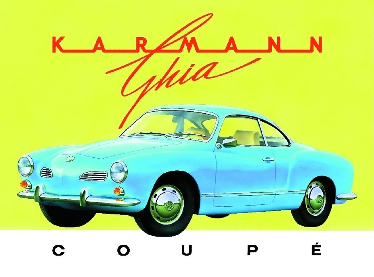 Metallikyltti KARMANN GHIA