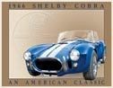 Metallikyltti SHELBY COBRA