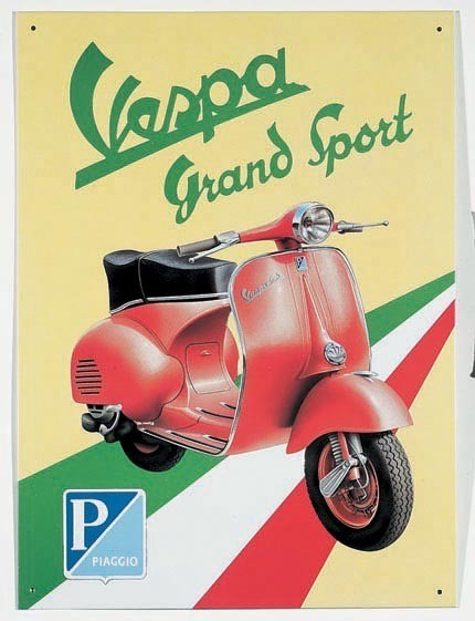 Metallikyltti VESPA