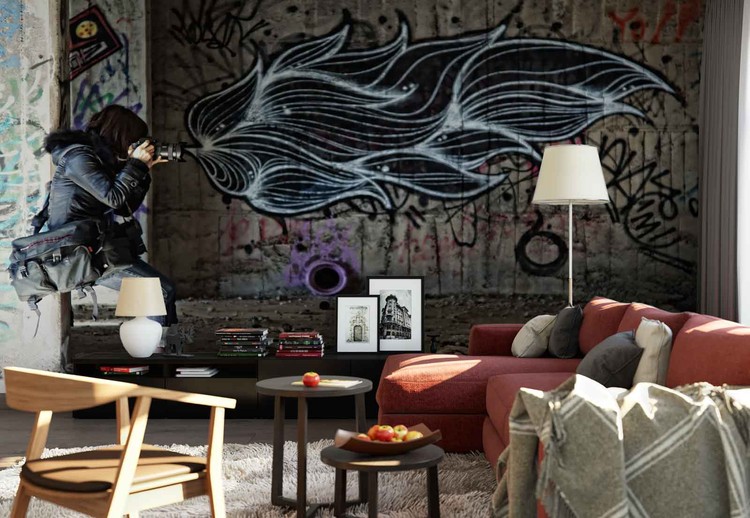 Fire! Wallpaper Mural