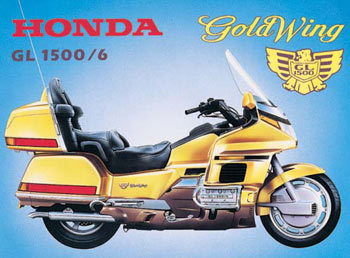 Μεταλλική πινακίδα HONDA GOLDWING
