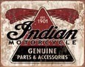 Μεταλλική πινακίδα INDIAN GENUINE PARTS