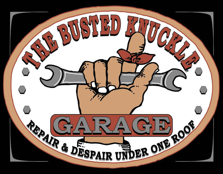 Metallikyltti BUSTED KNUCKLE