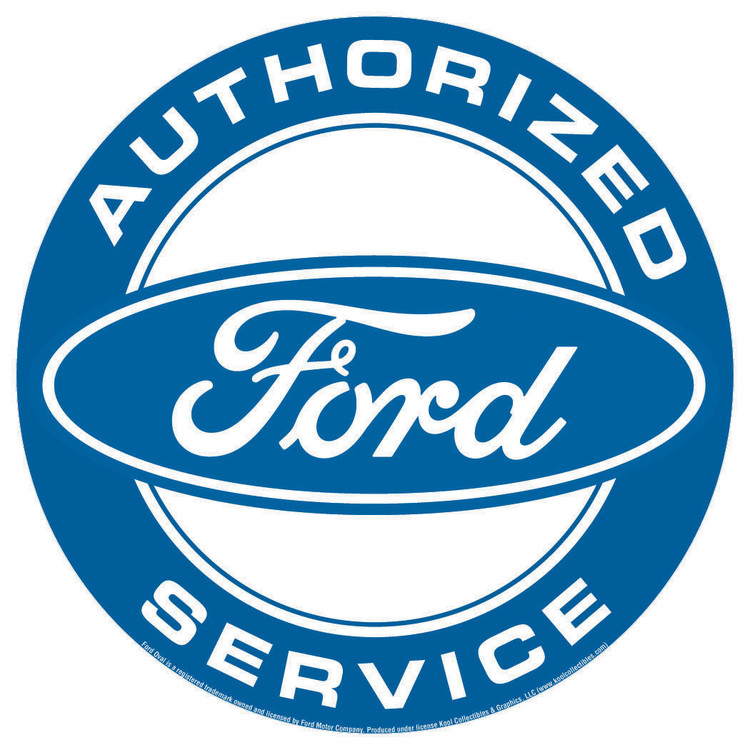 Metallikyltti FORD SERVICE