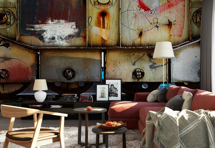 Rusty Train Wallpaper Mural