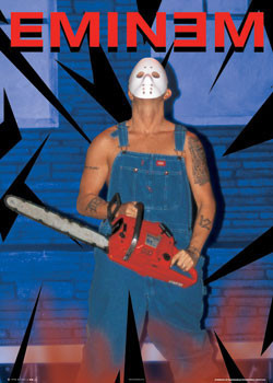 Poster Eminem - Chainsaw | Wall Art | 3+1 FREE | Europosters
