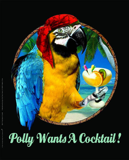 Metallikyltti POLLY COCTAIL