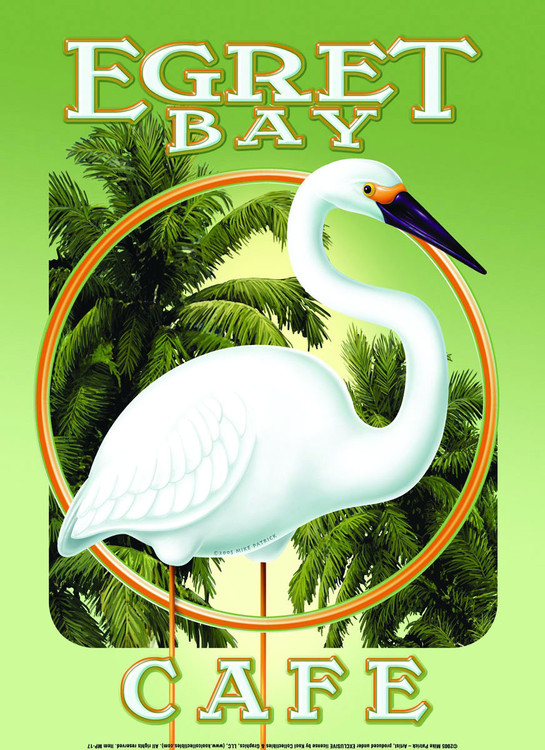 Metallikyltti EGRET BAY CAFÉ