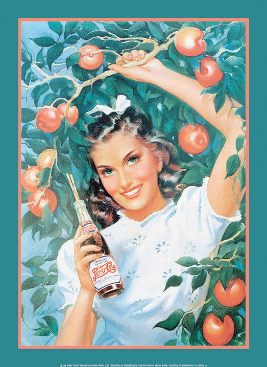 Μεταλλική πινακίδα PEPSI ORCHARD GIRL