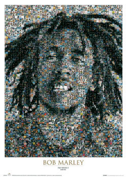 Poster Bob Marley - mosaic II.